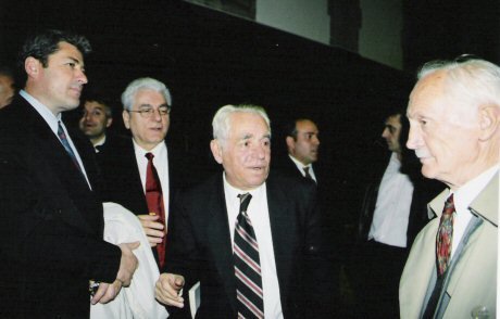Muhamet Omari dhe Zef Balaj me Prof. Dr. Zekeria Cana